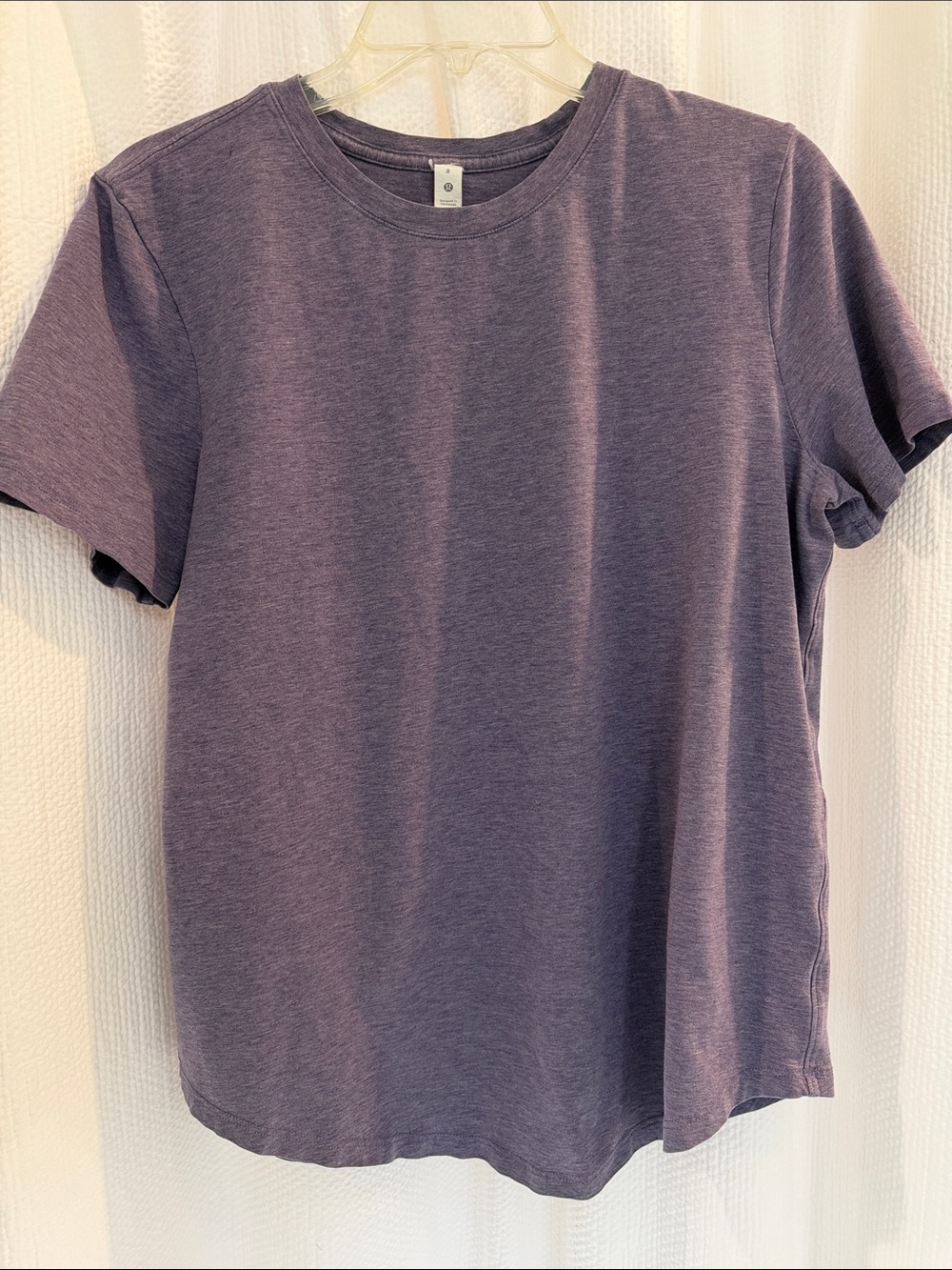 lululemon athletica Heathered Violet Crew Tee